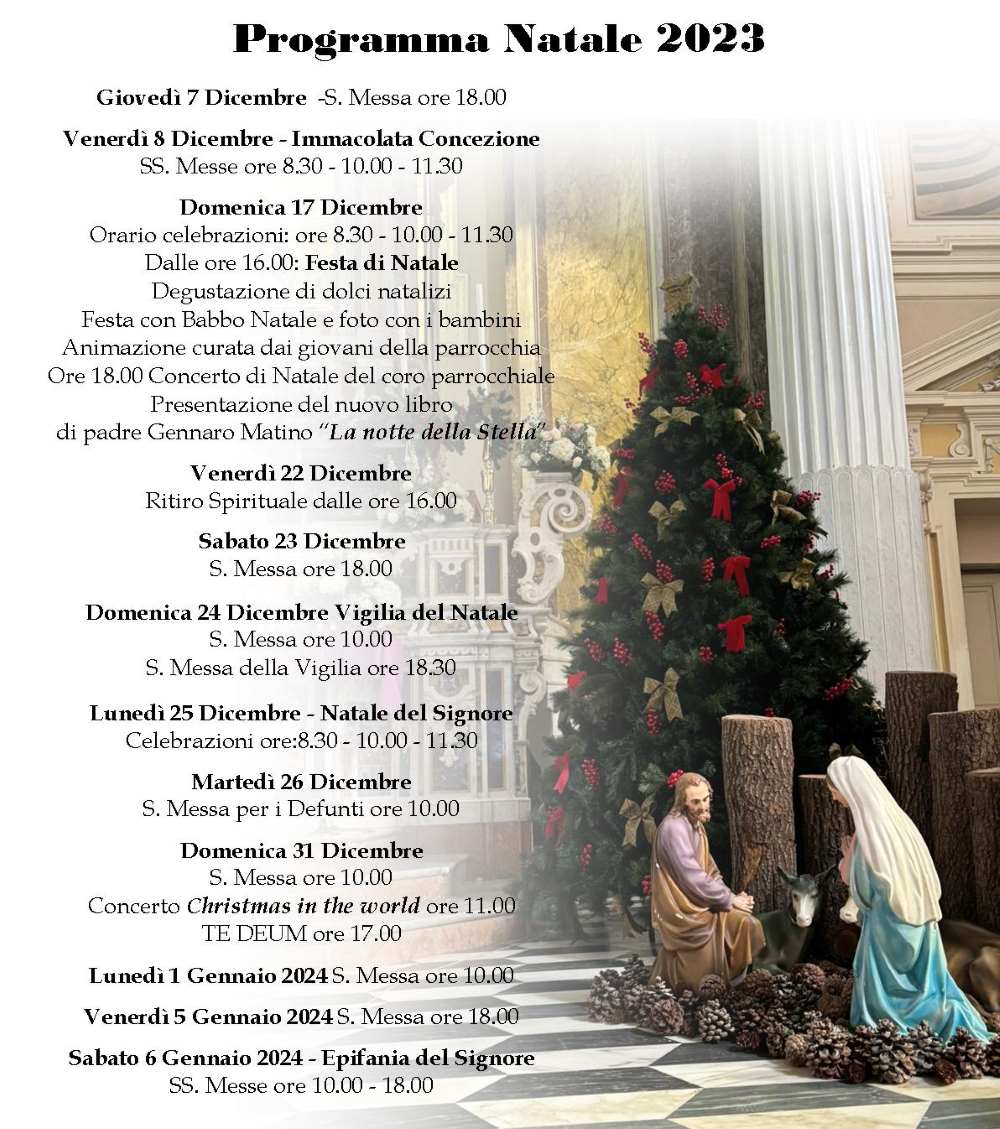 orari Natale 2023